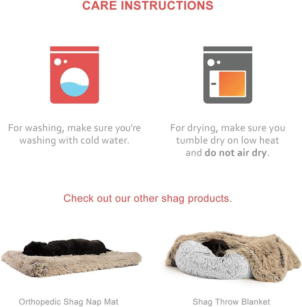 Best Friends by Sheri Calming Shag Vegan Fur Donut Cuddler (23x23 Small - Taupe), Cat and Dog Bed, Self Warming and Cozy for Improved Sleep, Machine Washable for Pets Up to 25 lbs. : Pet Supplies