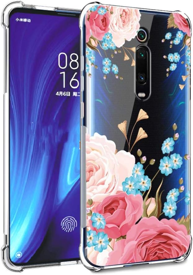 Starhemei for Xiaomi Redmi K20 Pro Case, K20 / MI 9T / MI 9T Pro Case, Shock-Resistant Flexible TPU Gasbag Protection Rubber Soft Silicone Anti Dropping Case Cover for Xiaomi Redmi K20 Pro (Penoy)