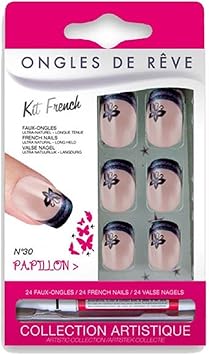 Faux Ongles Avec Colle Papillon N 30 Miss Miss