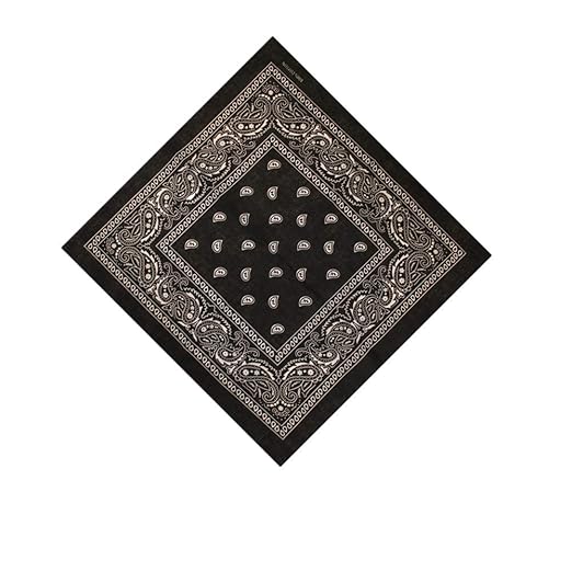 VRTUR Bandana Kopftuch Halstuch Nickituch Biker Tuch Motorad Tuch verschied Farben Paisley Muster als Halstuch, Taschen, Hund