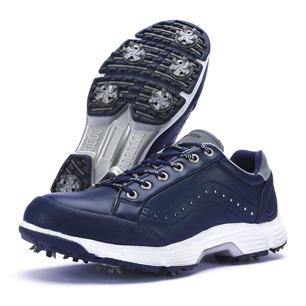 THESTRON2021 Men Golf Shoes Professional Spikes Golf Sport Sneakers Waterproof Mens Trainers Golfing