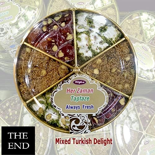 Tugba MIXED TURKISH DELIGHT - LOKUM - 295 gr / 10,40 oz BEST QUALTY, FRESH AND NEW