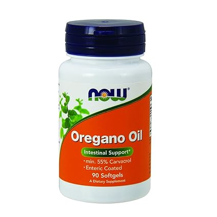 Now Foods | Oregano Oil (Oregano Öl) | 90 Weichkapseln | Mindestens 55% Carvacrol | plus Ingweröl und Fenchelöl | hochdosiert