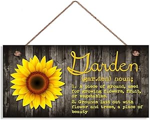 ROONASN Garden Decoration Sign,for Garden Shed Summer House Sign Gifts 5