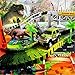 Dinosaur Toys Race Track with a Dinosaur Playmat - 142 Pcs Flexible Tracks Playset,2 Dinosaurs and Multiple Elements for 3,4,5,6 Year Old Boys and Girls