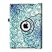 Fintie Case for iPad Pro 9.7-360 Degree Rotating Stand Protective Cover with Smart Stand Cover Auto Sleep/Wake Feature for iPad Pro 9.7 Inch (2016 Version), Emerald Illusions