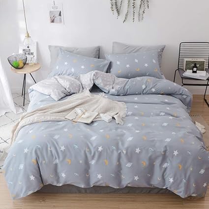 100 Cotton 3pcs Duvet Cover And Pillow Shams Set For Kids Girls