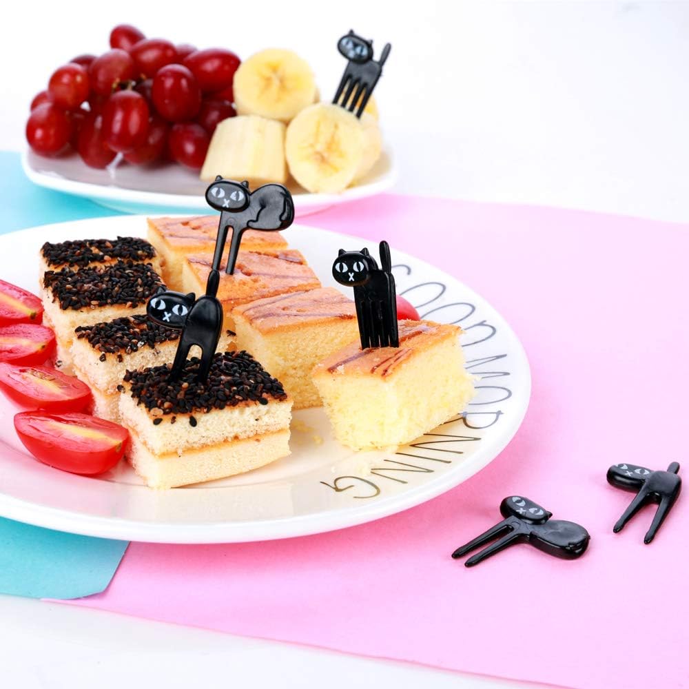CKANDAY Set of 40 Lovely Animal Food Fruit Picks Forks - Image 5