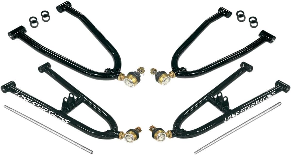 Lone Star Racing SPORT +2+1F A-ARMS PWDR COATED Frame Accessories Racing A-Arm KitPOWDER COATEDTRX450 06 - 17-411823