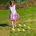FUN LITTLE TOYS 5 Outdoor Games Set Kids Outdoor Toys with 6 Flying Discs, Zip Ball, Toss and Catch Game, Ring Toss Game and 2 Jump Ropes