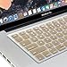 GMYLE Champagne Gold Keyboard Cover for Macbook Air Pro 13 15 15 Pro Retina 17 US model - Keyboard Skin Protector