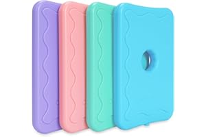 Cerbonny Ice Packs For Lunch Boxes,Lunch Box Ice Packs,Ice Packs For Cooler,Freezer Packs,Cooler Ice Packs,Freezer Packs For Lunch Boxes,Fit For 3+,4ps