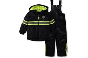 Bass Creek Outfitters Boys and Girls 2T-16 High Visibility 2-Piece Snowsuit Jacket and Snow Bib