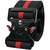 MELOTOUGH 2" Nylon Web Work Belt with Heavy Duty Quick Release Rugged Metal Buckle outdoor men's belt