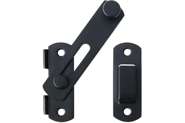 Alise 4 inch Flip Latch Gate Latches, Safety Door Lock for Barn Wood Fence Sliding French Doors,Heavy Duty SUS304 Stainless S