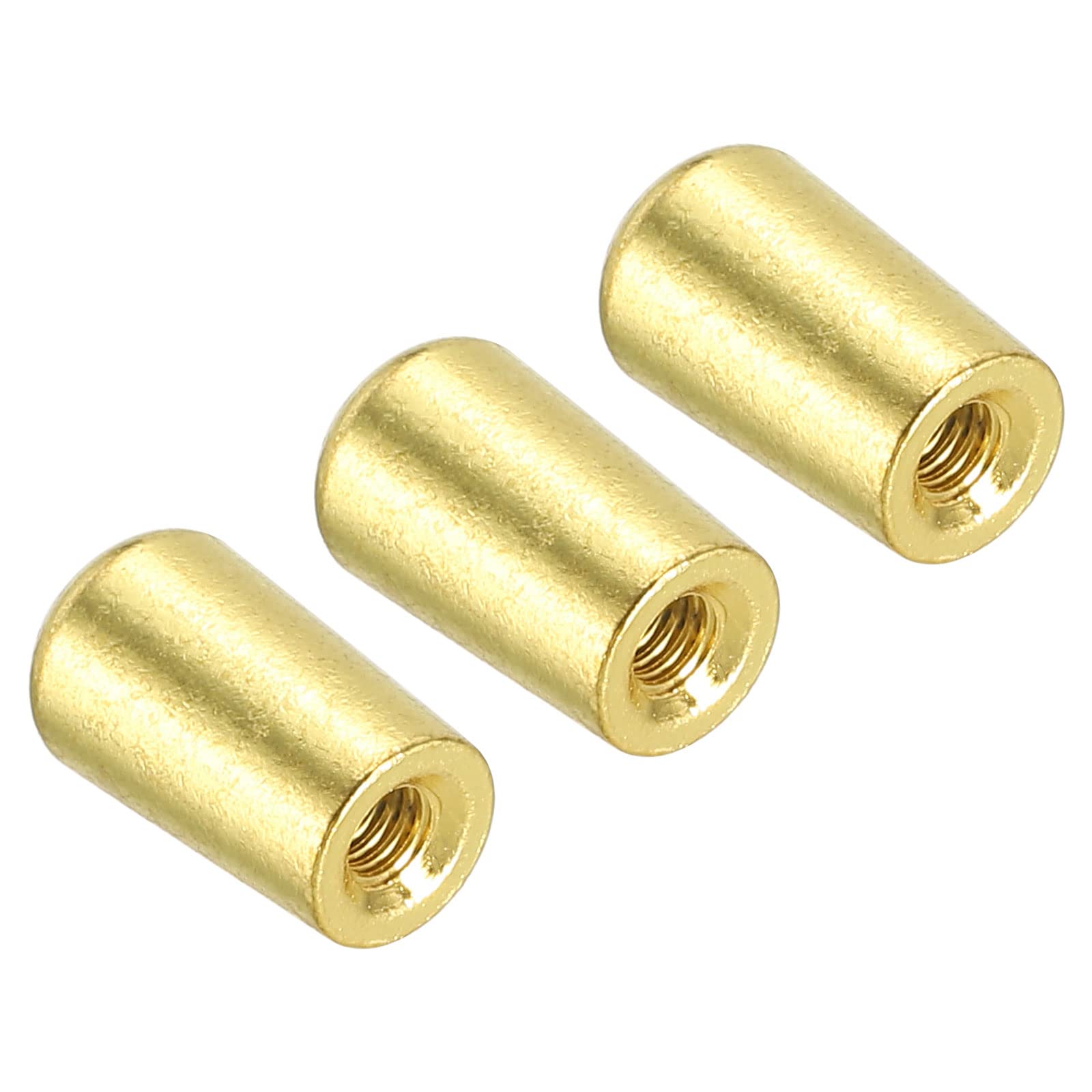 PATIKIL Metal Guitar 3 Way Toggle Switch Tip Switch Knob Cap M3.5 for Electric Guitar Parts Accessories Gold 3pcs