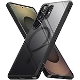 Ringke Fusion Bold [Compatible with MagSafe] Designed for Samsung Galaxy S25 Ultra Case, Enhanced Grip Technology Prevents Accidental Drops Non-Slip Anti-Yellowing Phone Cover - Magnetic Black