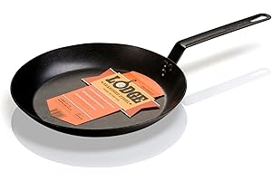 Lodge CRS12 12-Inch Diameter Seasoned Steel Skillet