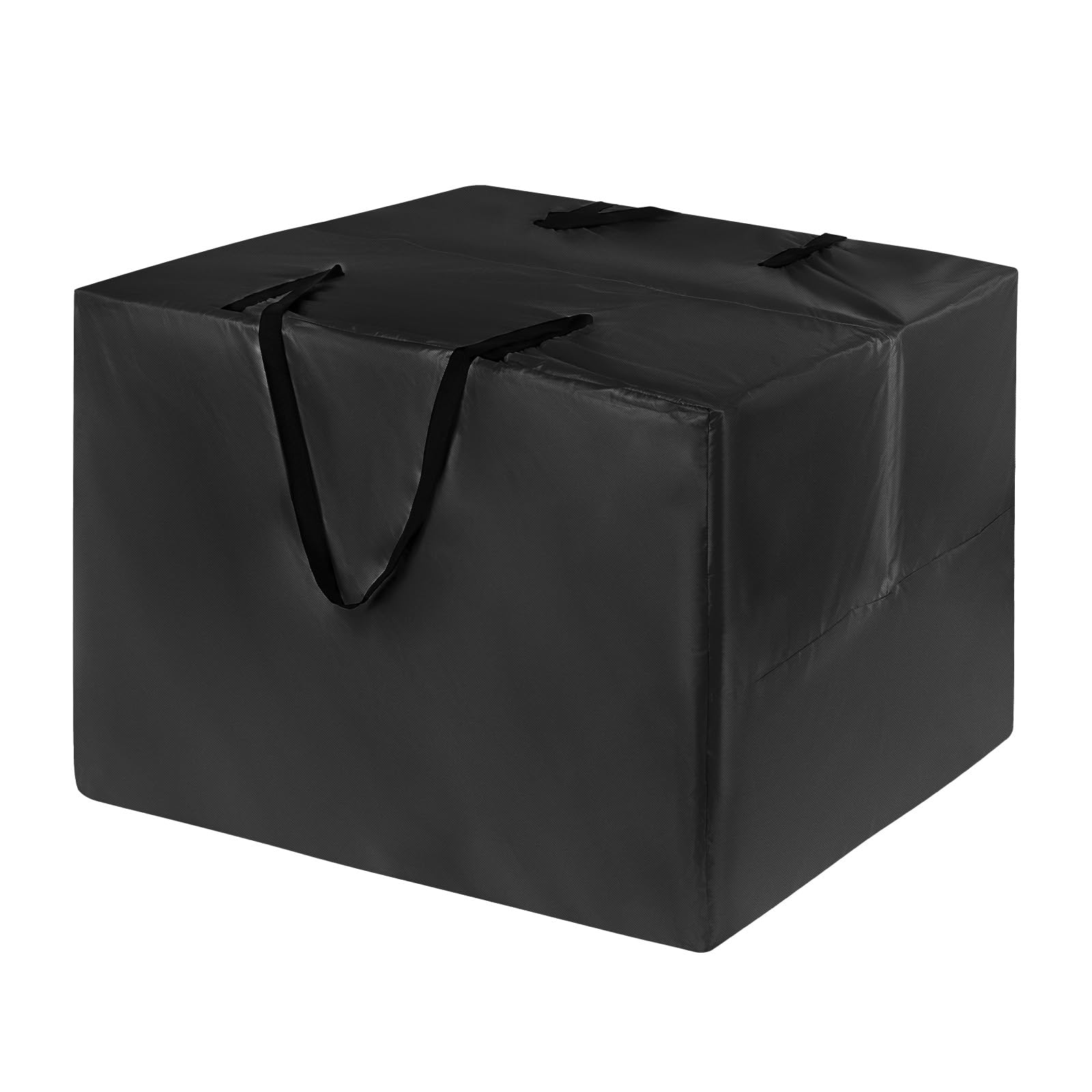 M METERXITY Outdoor Patio Cushion Storage Bags, 32" x 32" x 24" (l x W x H) Furniture Cushion Storage, Garden Furniture Cushion Carrying Bags for Storage Items [Black]