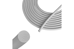 ACUTEYE Backer Rod 1/4 Inch, EPDM Rubber Foam Caulk Saver 100' Grey Weather Strip Seal for Concrete Joints, Wall Cracks, Driveway and Joint Fillers.