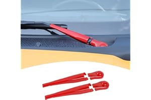 PDKLIN for Bronco Windshield Wipers Trim Covers Fit for Ford Bronco 2021-Present Red Exterior Accessories 4pcs