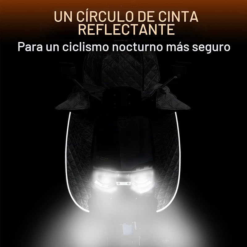 Cobertura de pernas de mota Proteção Solar Verão - Capa de scooter Proteção contra chuva com riscas refletoras Capa universal de poliéster para veículos de duas rodas pedófilos