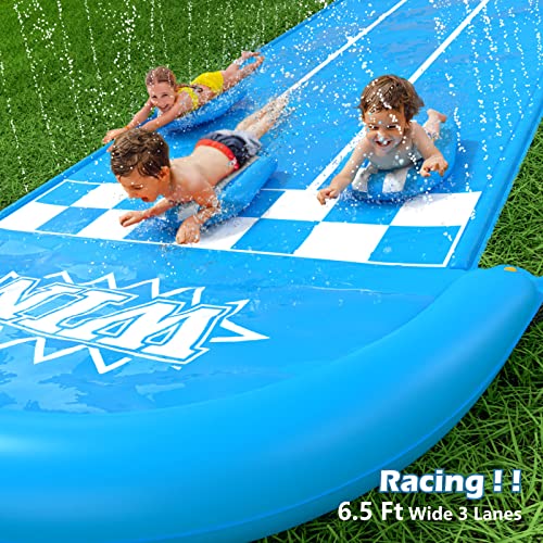 Jasonwell Slip and Slide Lawn Toy Water Slide Slip Toy Slide for Kids
