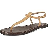 RJYLP Thong Flat Sandals for Women Casual T-Strap Flats Sandals with Ankle Buckle Comfortable Summer Dress Flip Flops Shoes