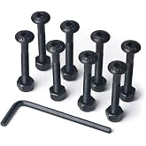 Loaded Boards Button Head Longboard Skateboard Hardware Bolt Pack w/Hex Tool
