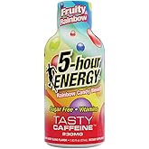 5-hour ENERGY Extra Strength Shots, Fruity Rainbow Flavor, 1.93 Fl Oz, Pack of 24
