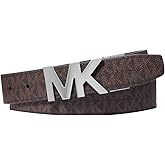 Michael Kors mens 34mm Reversible Mk Buckle Belt
