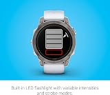 Garmin Epix Pro Gen 2 Sapphire 47mm Smartwatch AMOLED GPS Flashlight White Stone view 5
