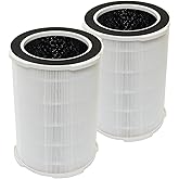 PUREBURG Replacement Filter Compatible with Ganiza G200S G200 Air Purifiers,2-Pack H13 HEPA 4-Stage Filtration Activated Carbon Air Clean Dust