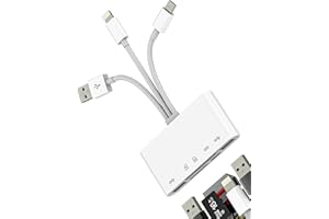 USB C Lightning USB to OTG TF SD Charger Adapter Micro Card Reader for Apple for iPhone 15 14 for iPad Compatible for Samsung