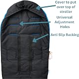 For Your Little One FYLO Premium Footmuff Black 90cm Universal Fit view 2