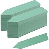 Chinflly 200 Pcs 4 Inch Plant Tags Seed Garden Labels Markers Plastic Plant Name Tags for Outdoor Indoor Garden, Green