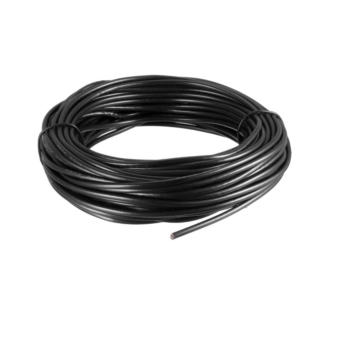 sourcing map RF Coaxial Cable RG174 Antenna Extension Cable 50 ohm for Digital Extension Connection - 33 feet