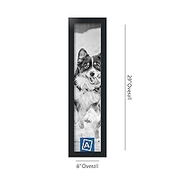 ArtToFrames 6x27 Inch Black Picture Frame, This