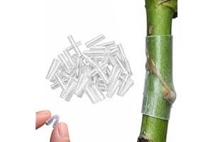 50Pcs/Set Gardening Special Fruit Tree and Flower Grafting Sleeve Nursery Plants Floristry Suppli Tomato Vine Grafting Seedli