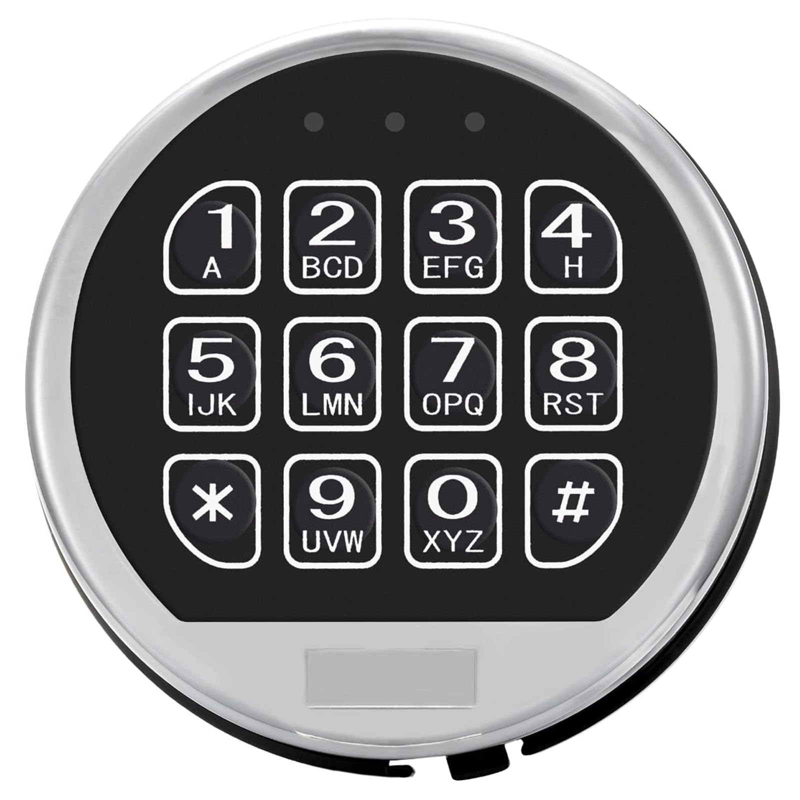 Photo 1 of Safe Lock Replacement with Solenoid Lock High Security Chrome Digital Keypad Electronic Safe Lock for Home Fireproof Gun Safe Box