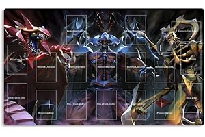 New Mlikemat Playmat Sacred Beast Deck TCG CCG OCG Trading Card Game Mat with Zones + Free Bag (ZD039-310-A)