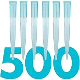 Kashi Scientific 1000uL Universal Non-Filter Pipette Tips, 1mL Sterile Low Binding Blue Pipet Tips with Graduation, DNase/RNase Free [1000uL, 500pcs]