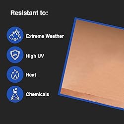 Duco Clear Cast Acrylic Sheet 1/4 Inch Thick 12" X