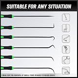 SWANLAKE Pick and Hook Set 6PCS CR-V + CV Shaft Heavy Duty Hooks Gasket Pick Kit view 4
