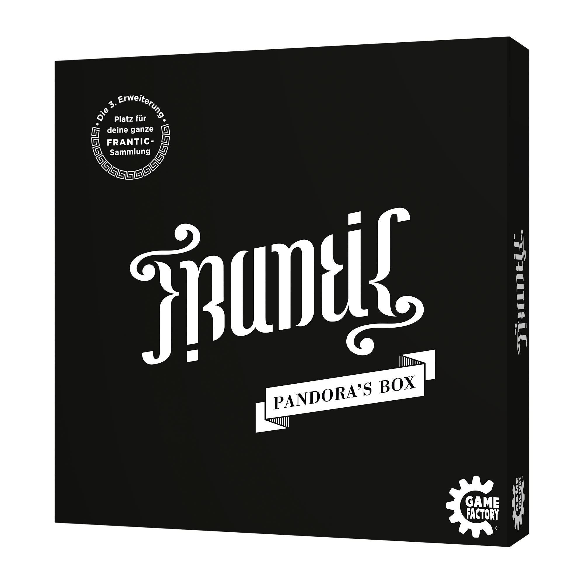 Game Factory 646293 Frantic, Pandora's Box, dritte Erweiterung in praktischer Sammelbox, Kartenspiel, Spielerweiterung 6