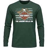 Harley-Davidson Military, The Legend Rolls On, Men&rsquo;s Overseas Military Tour Long Sleeve Shirt