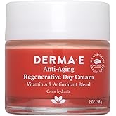 Derma E Anti-Aging Regenerative Day Cream – Astaxanthin Moisturizer for Face – Lightweight Firming Anti-Wrinkle Cream with Lavender, Jojoba Oil and Vitamin E, 2 oz
