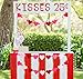 Moon Boat 3 Pieces Valentine's Day Love Hearts Banners - Red Pink Garland Ornaments - Wedding Party Decorations Supplies (Assembled)