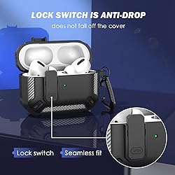RFUNGUANGO for AirPods Pro Case Cover with Cleaner