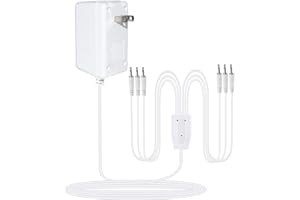 lojiraz 3V Adapter with 6 Output Compatible with Department 56 Village Accessories 5655026 56.55026 55026，3V Power Cord for Halloween Christmas Village Vacation House Lantern Street Lamp Accessory